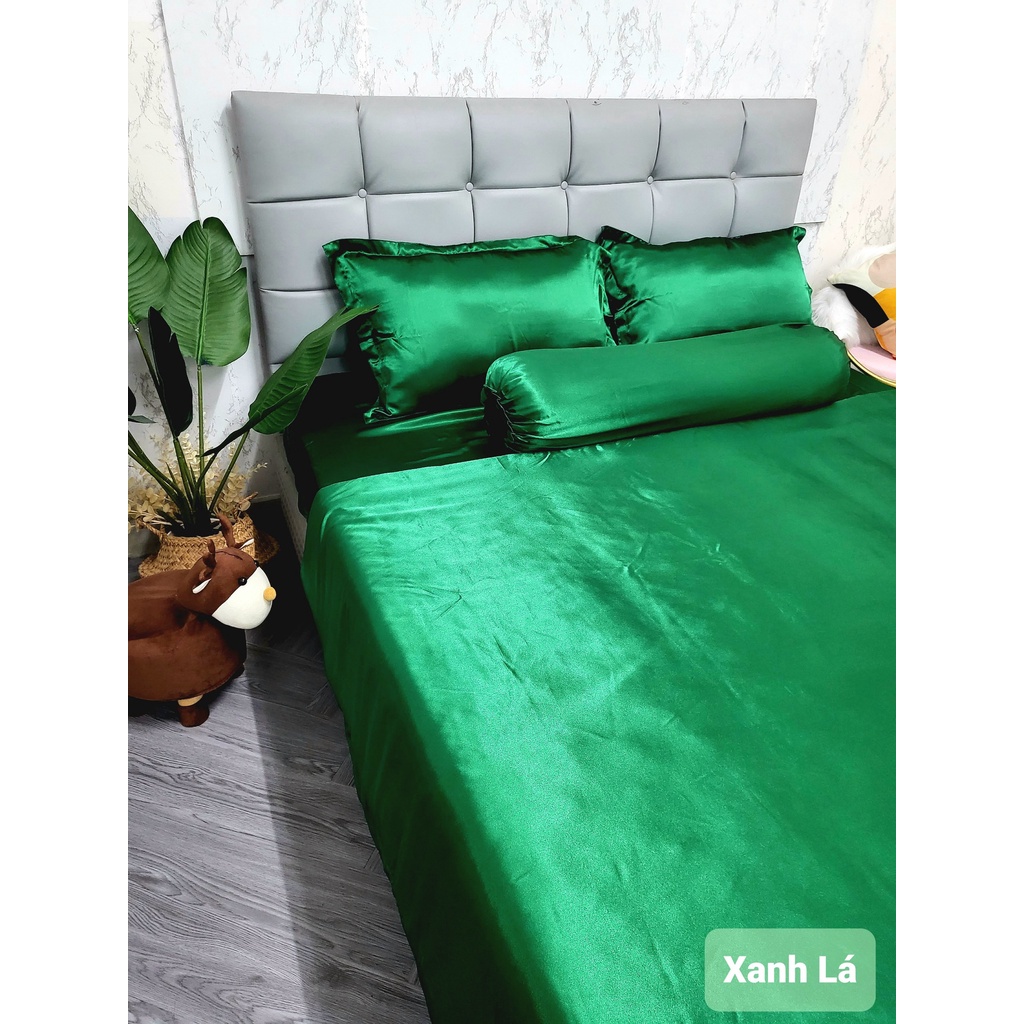 🔥HOT🔥Chăn Ga Phi Lụa Thái Tuấn Cao Cấp Loại 1 Siêu Mát Mịn Đủ Size Nệm, Bộ 4, 5 Món Chăn  Chần Bông _Nemtot Bedding