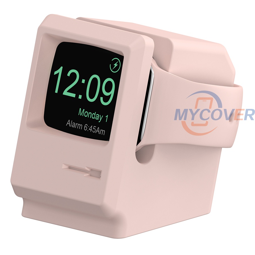 Đế Sạc Đồng Hồ Bằng Silicone Cho iWatch Series 7 6 SE 5 4 3 2 1 41mm 45mm 44mm 42mm 40mm 38mm