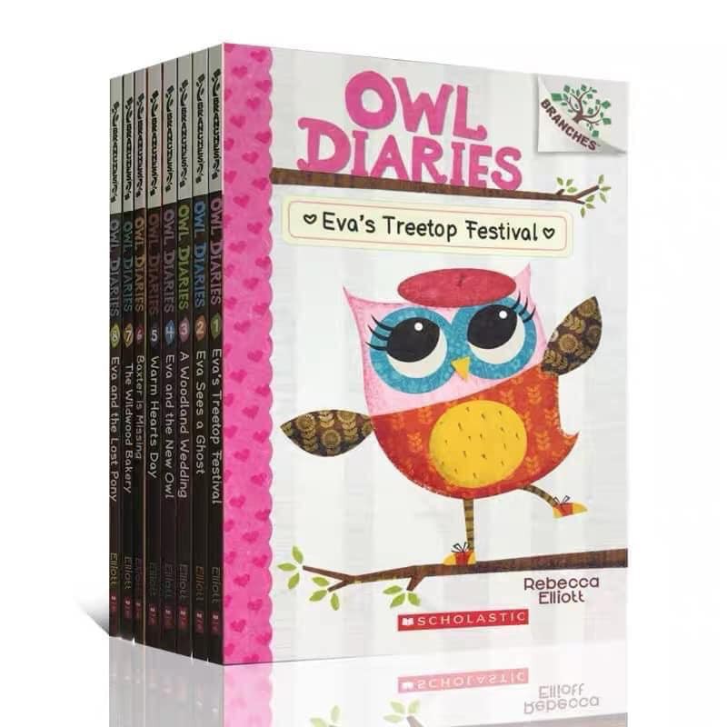 OWL DIARIES 12 BOOKS + FILE NGHE