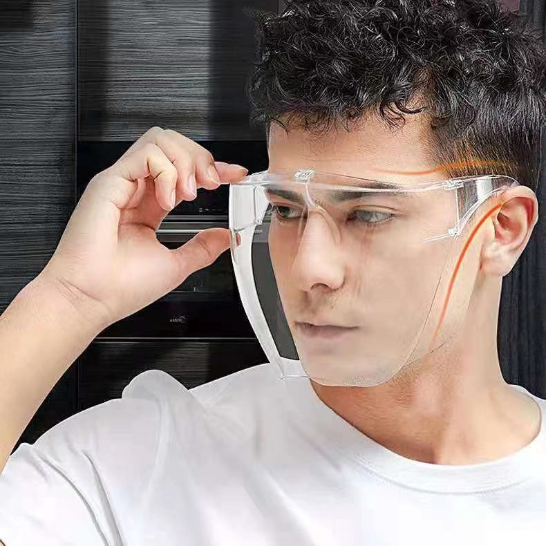 Mắt kính chống giọt bắn - Mắt kính bảo hộ trong suốt chống bụi, chống giọt bắn full mặt bảo vệ mắt