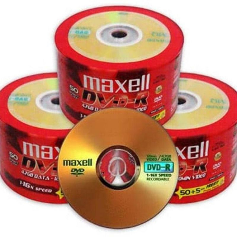 Cọc 50 đĩa trắng CD/DVD Maxcell