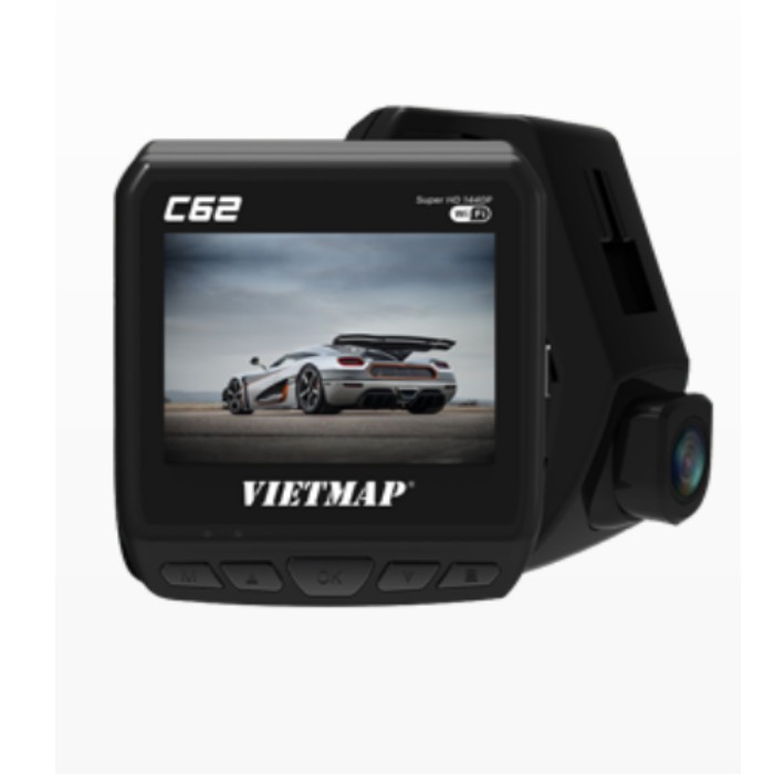 Camera Hành Trình Ô Tô VIETMAP C62 Ghi Hình Trước Sau