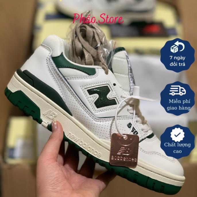 Giày New Balance 550 nb aimé leon dore | phối màu Green White | Bản cao cấp Full Bill, Box, Giấy gói 🔬