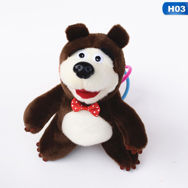 Búp bê đồ chơi phong cách Nga kèm gấu nhồi bông chất lượng cao vui nhộn dành cho bé