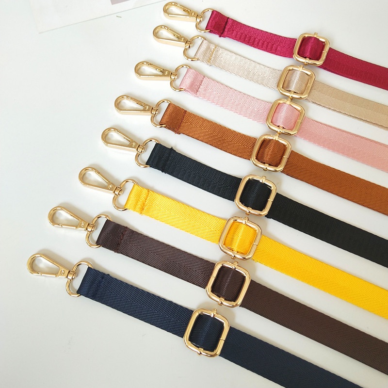 Dây Đeo Túi Xách Bằng Nylon Màu Sắc Đơn Giản