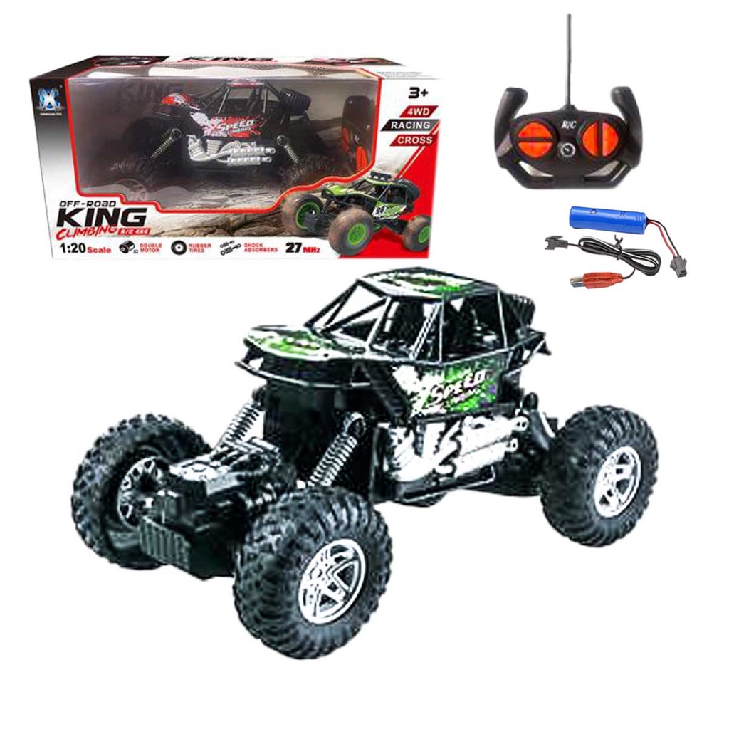 [RẺ VÔ ĐỊCH] XE ĐIỀU KHIỂN ĐỊA HÌNH LEO NÚI ROCK CRAWLER PIN SẠC NHIỀU MẪU