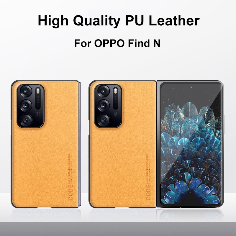 Dành cho OPPO Find N Vỏ da PU mờ sang trọng chống sốc