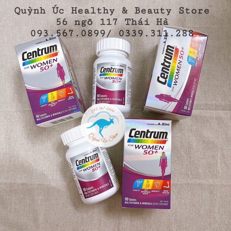 Vitamin tổng hợp nam nữ Centrum | Thế Giới Skin Care