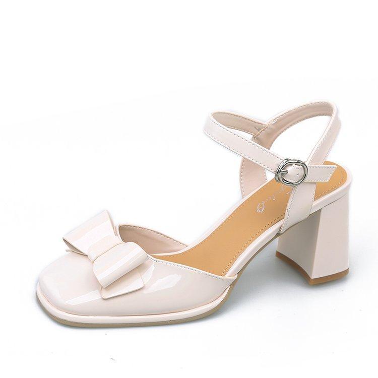 Sandal Cao Gót Hở Ngón Thiết Kế Mới Thời Trang Theo Phong Cách Pháp Cho Nữ
