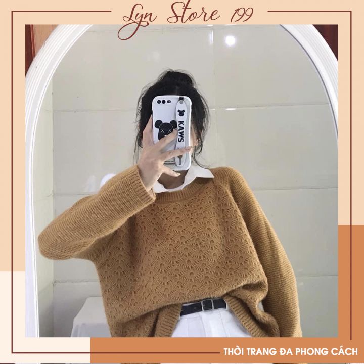 Áo Len Nữ Hàng Quảng Châu Cao Cấp Chất Liệu Dày Dặn Mềm Mịn Freesize Nhiều màu Mã A03 | BigBuy360 - bigbuy360.vn