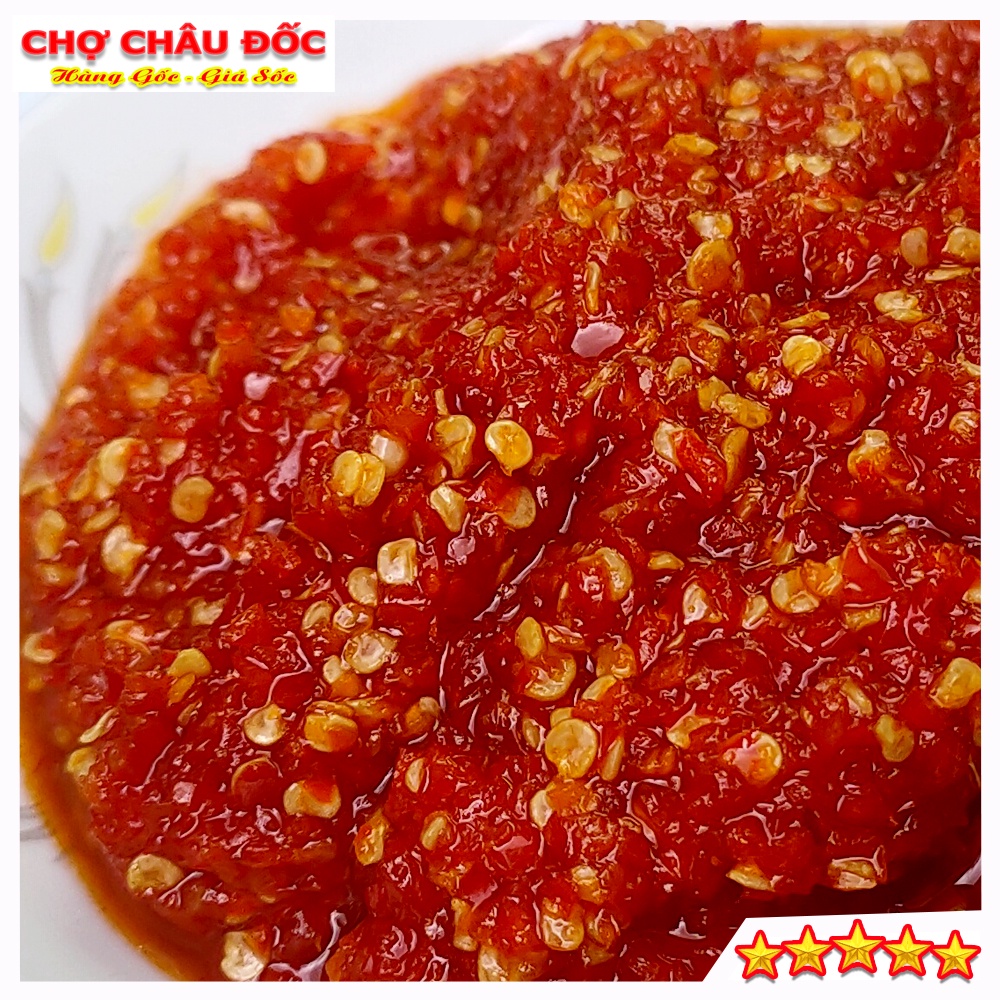 Hủ 220gr Ớt Xay Ngâm Đường Siêu Cay Châu Đốc Loại Đặc Biệt