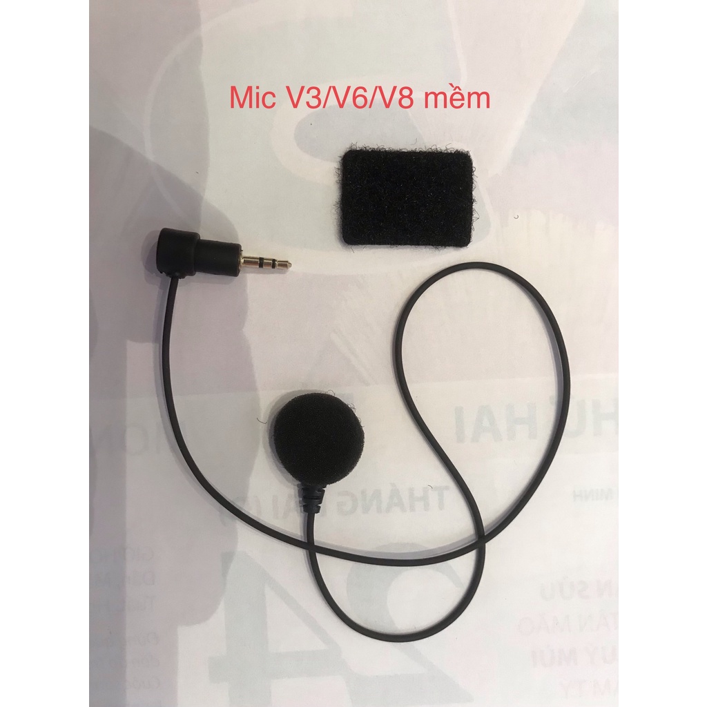 Micro  rời thay thế cho tai nghe gắn nón bảo hiểm Vimoto, Airide, SCS