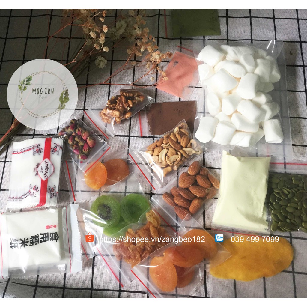 Combo nguyên liệu làm kẹo Hạnh phúc/ Nougat tự chọn, nougat tự chọn nguyên liệu | BigBuy360 - bigbuy360.vn