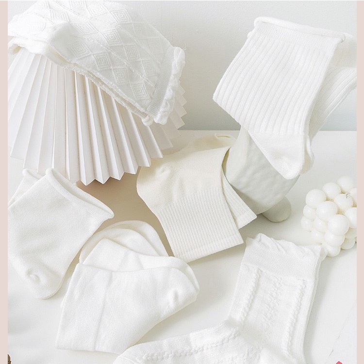 Set tất LOLITA 5 đôi dễ thương Vớ nữ cotton mềm thoải mái phong cách nữ sinh