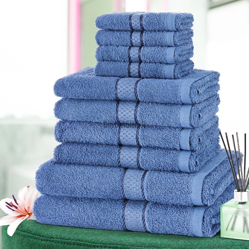 51 Options 100% Cotton Towel Set High Absorbent Antibacterial Basic Towels Bath Towels Hand Towels Washcloths for Bathroom Hotel Spa