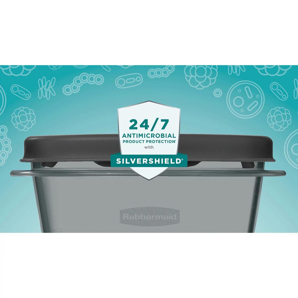 Combo 5 HỘP NHỰA ĐỰNG THỰC PHẨM Rubbermaid Easy Find Lids, 296ml