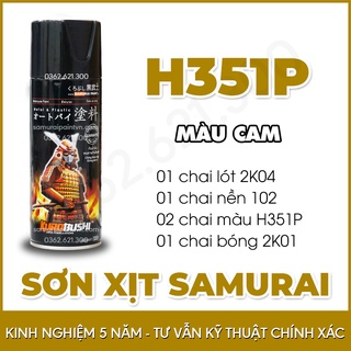 Combo tổng hợp sơn màu cam H351P Samurai
