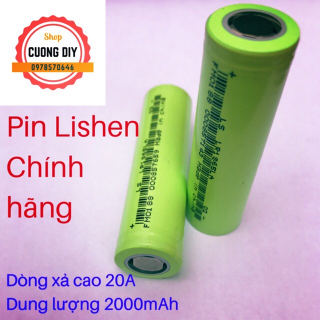 Pin Li-ion 18650 dòng xả cao LS (xả 10C ~ 20A)