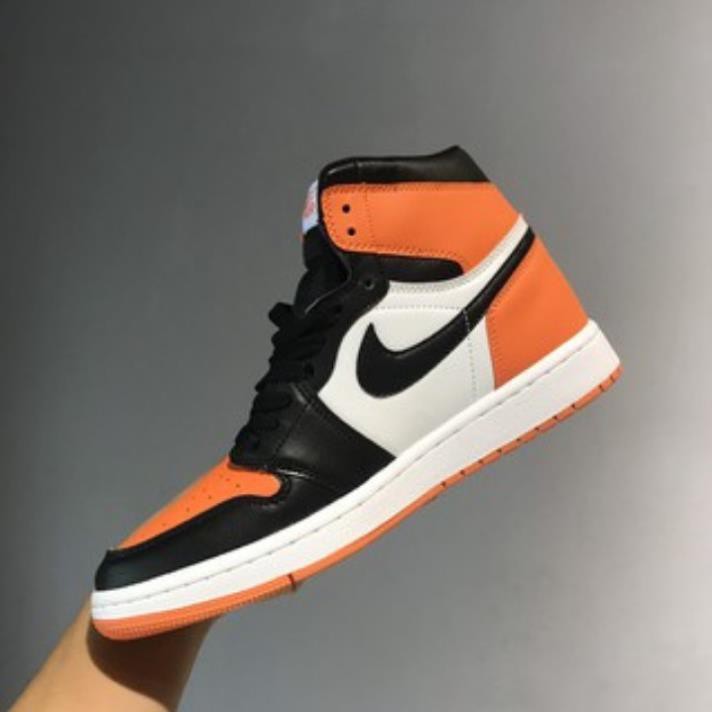 Giày Thể Thao Sneaker JD1 Đen Cam Cao Cổ Nam Nữ Cao Cấp Full Box Bill | BigBuy360 - bigbuy360.vn