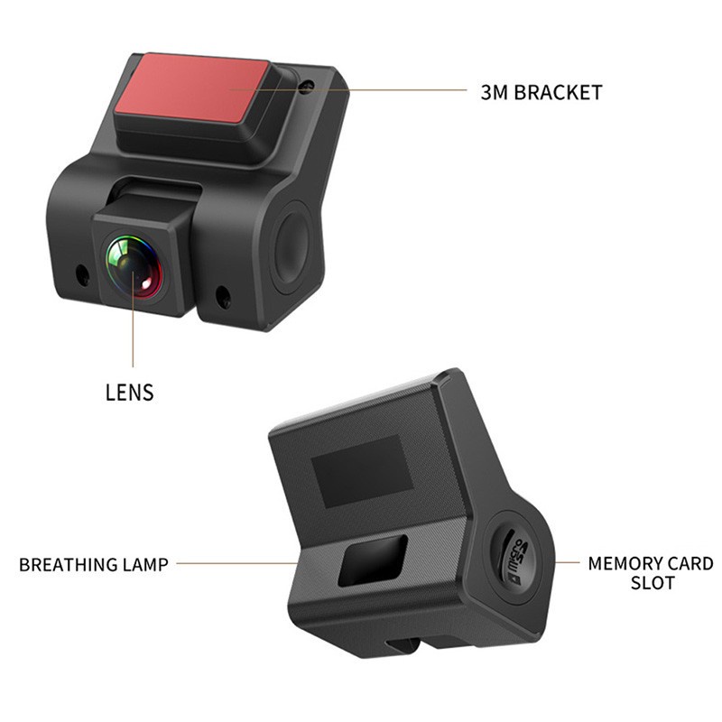 (Hàng Mới Về) Camera Hành Trình Ban Đêm 720p Hd Màn Hình Lcd Cảm Ứng G Cho Xe Hơi | BigBuy360 - bigbuy360.vn