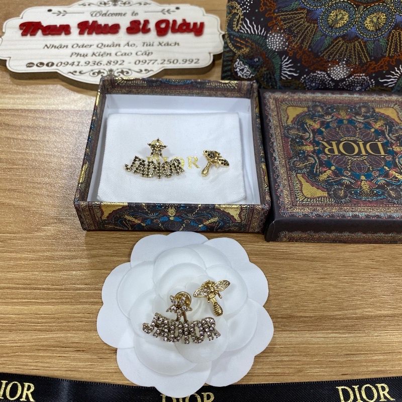 Bông tai cao cấp Dior