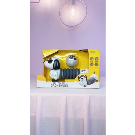 Chó Robot Lạp Xưởng thông minh có tính năng đi theo - Follow Dachshund ( món quà đồ chơi đặc biệt cho bé)