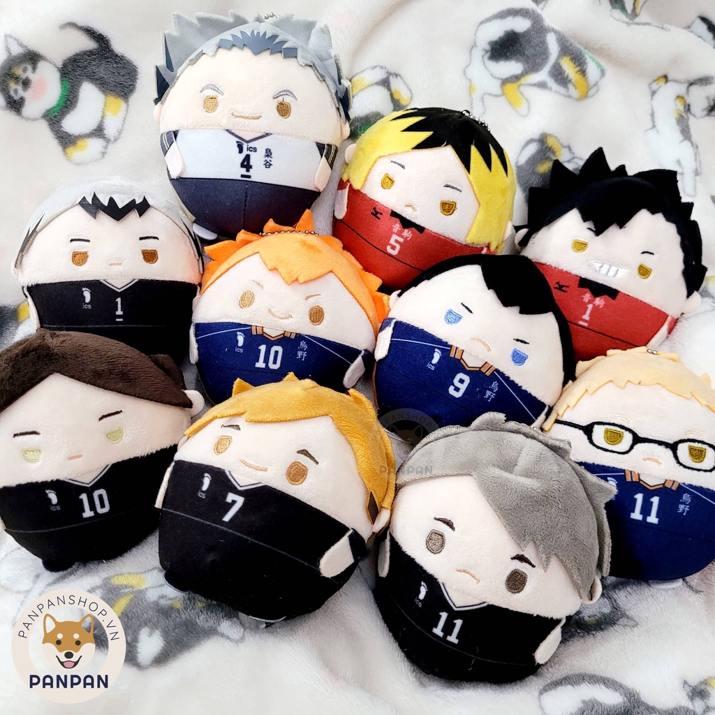 Móc nhồi bông Haikyuu! Fuwa Kororin - Nhiều nhân vật (Hàng Nhật chính hãng) Hakyu HQ To The Top
