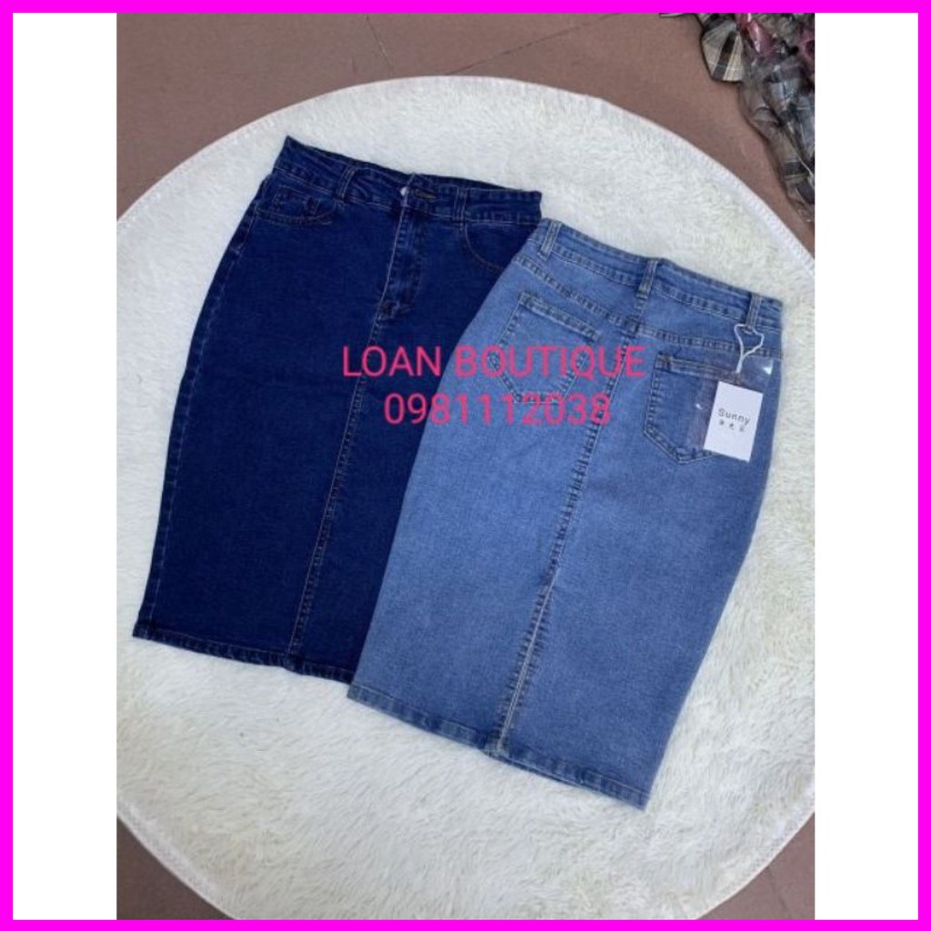 {HÀNG ĐẸP GIÁ TỐT}_ CHÂN VÁY JEAN DÀI ÔM BODY_CHÂN VÁY BÒ DÁNG ÔM XẺ SAU | BigBuy360 - bigbuy360.vn