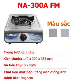 [Rẻ Vô Địch] Bếp Ga Đơn Namilux Tiết Kiệm Ga