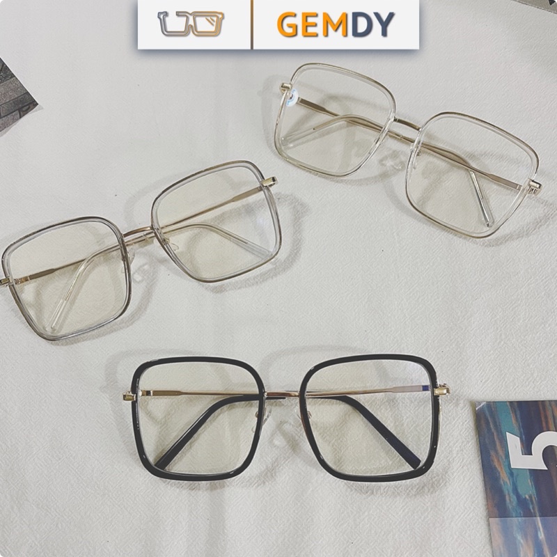 Mắt kính thời trang Hàn Quốc, kính mát chống cận gọng kính mới 2020 GA303 | GemDy
