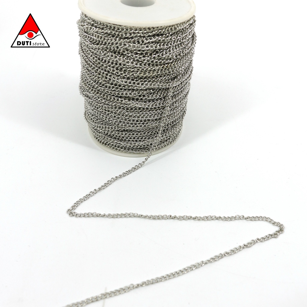 1 mét dây Xích làm vòng tay, dây chuyền, lắc chân Dutios XI001