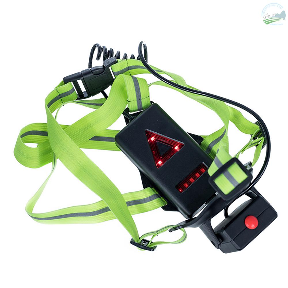 [Stevie]Portable USB Recharging Running Light Chest Light Outdoor Mountaineering Night Running Warning Light Running Safety Warning Lights