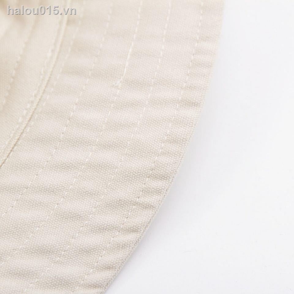 Mũ ngư dân từ cotton thời trang mùa hè phong cách Nhật Bản cho nam và nữ
