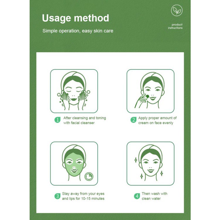 (Hàng Mới Về)Mặt Nạ Bùn Trà Xanh Kiềm Dầu Dưỡng Ẩm Loại Bỏ Mụn Đầu Đen Se Khít Lỗ Chân Lông Hiệu Quả | BigBuy360 - bigbuy360.vn