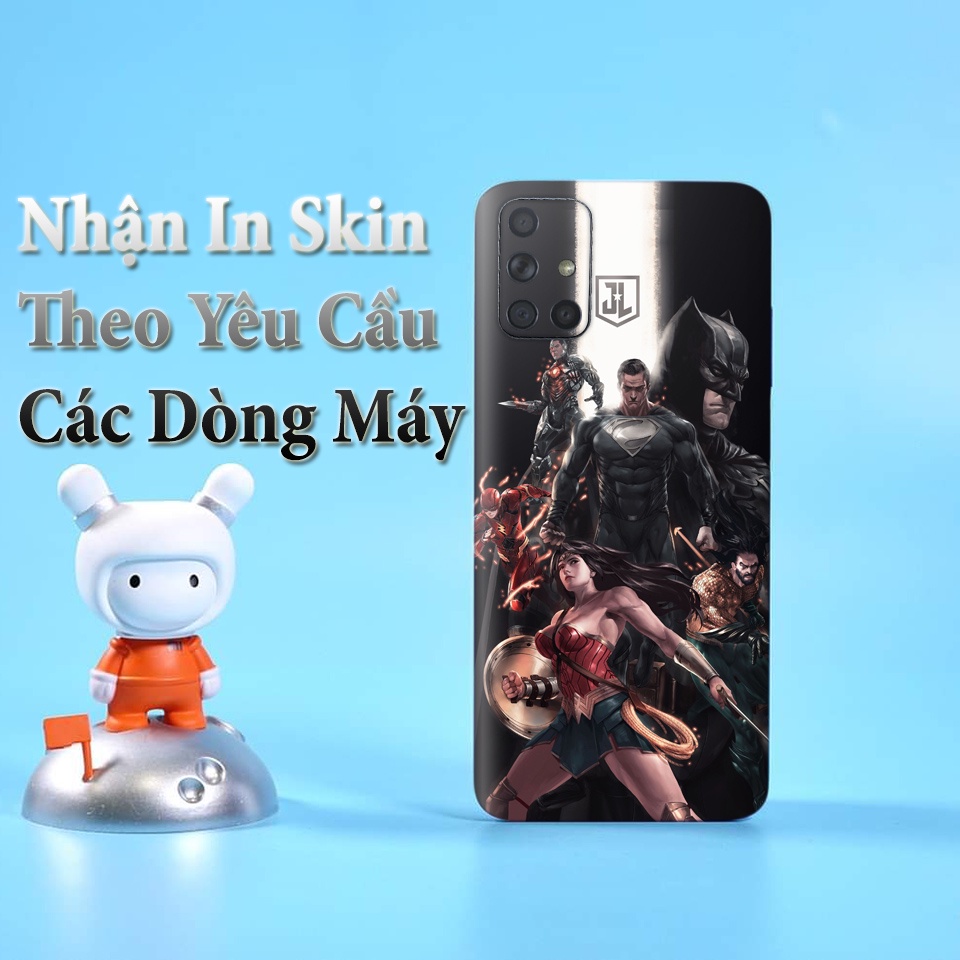 Miếng Dán Skin Điện Thoại ❤️ In Hình Liên Minh Công Lý Cho Iphone 6/ 7/ 8/ X/ XS/ 11/ 11 Pro Max Và Các Dòng Máy Android