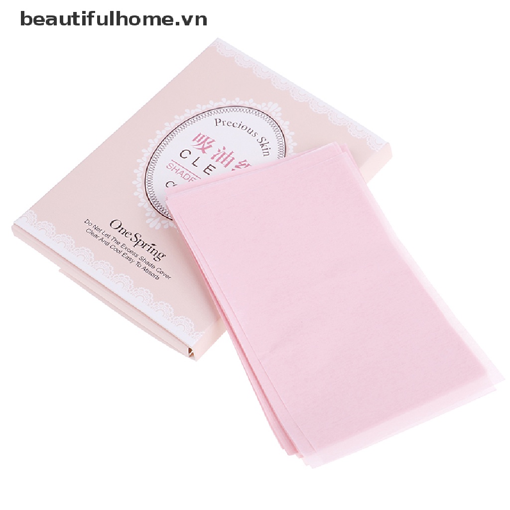 (Hàng Mới Về) Set 100 Giấy Thấm Dầu Làm Sạch Da Mặt Tiện Dụng | BigBuy360 - bigbuy360.vn