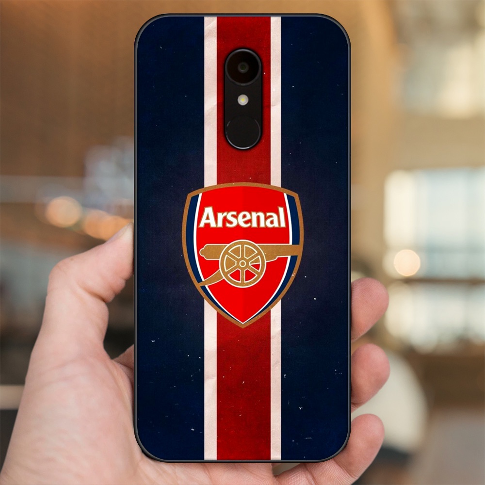 Ốp lưng Xiaomi Redmi 5 viền đen in hình Arsenal FC