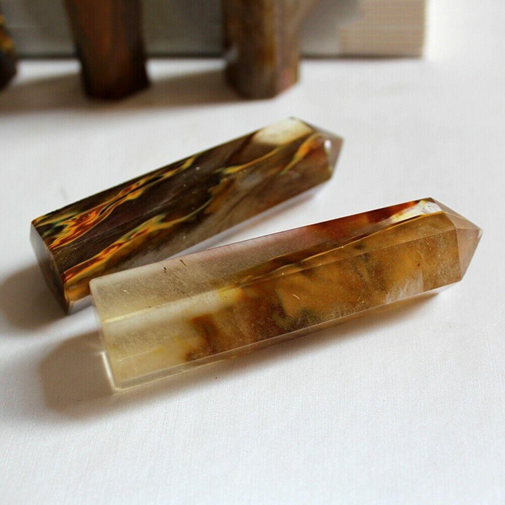 Tinh Thể Thạch Anh Lemurian Citrine Màu Vàng Tự Nhiên Hiếm-168-ZAL