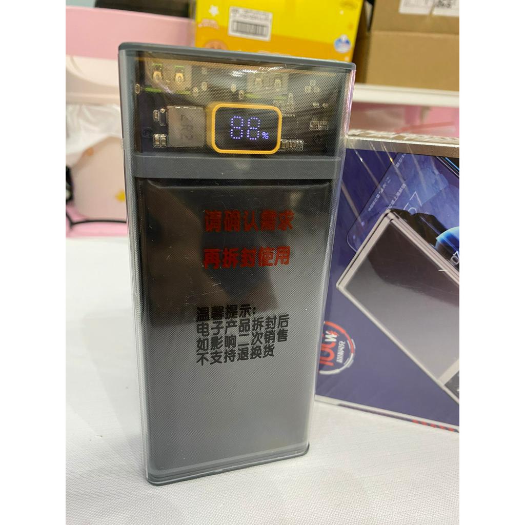 Pin sạc dự phòng PD20W thiết kế trong suốt hỗ trợ sạc nhanh dung lượng thực 10000mAh 20000mAh UY122 UEELR