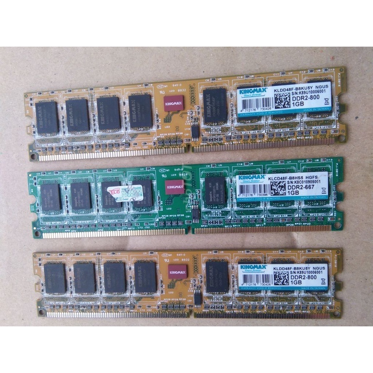 Bộ nhớ DDR2 1GB bus 1066/800/667/533 dùng cho Main 945, 965, G31, G41