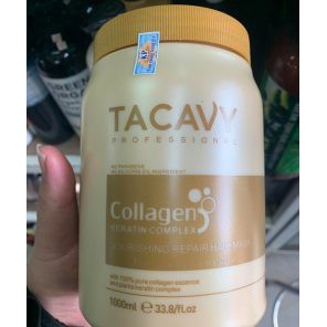 HẤP DẦU TACAVY COLLAGEN SIÊU MỀM MƯỢT PHỤC HỒI TÓC HƯ TỔN 1000ml