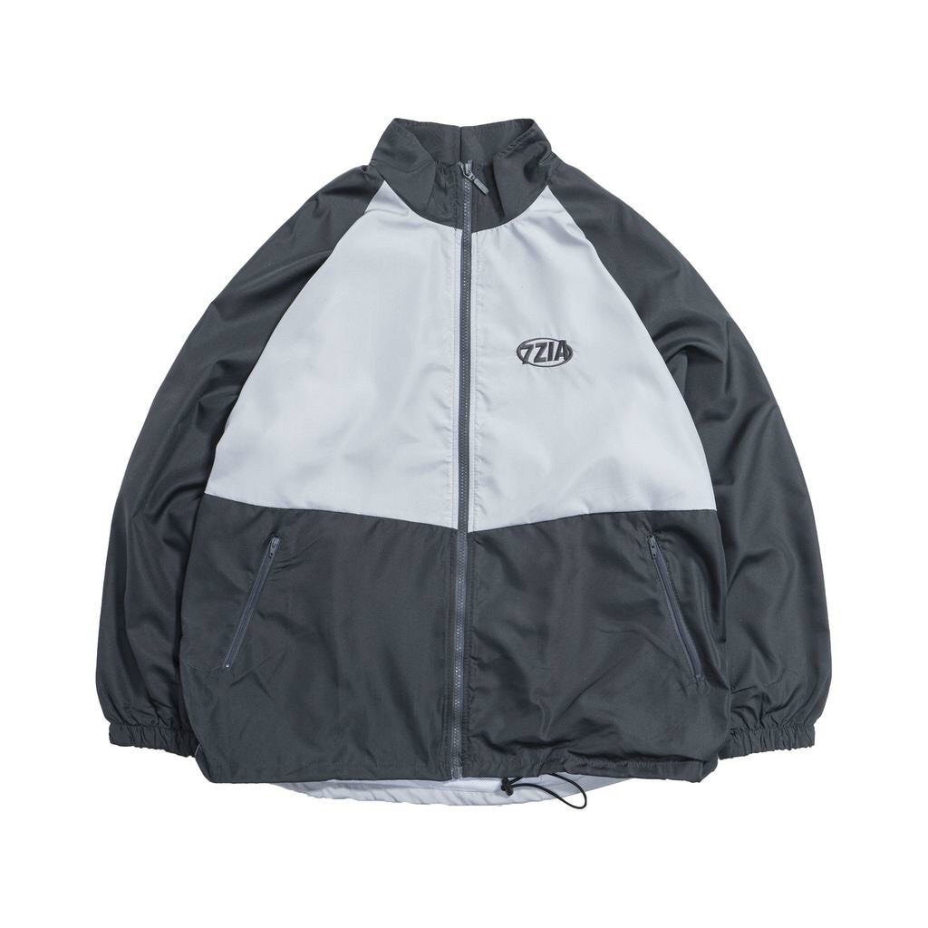 Áo Khoác Dù 2 Lớp 7ZIA TMS MIDSIDE Nam Nữ Form Rộng, Áo Gió Chống Nắng Kiểu Bomber