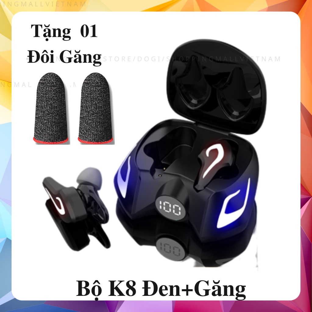 Tai nghe gaming không dây bluetooth Dogitek X6 có LED RGB và thiết kế tinh tế ( Bản quốc tế,tặng găng tay) Chip Louda)