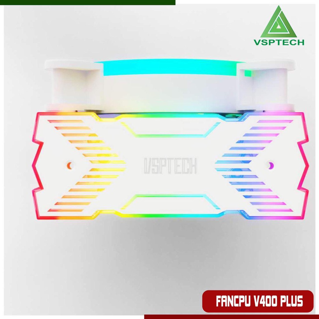 Fan CPU 12cm VSP Cooler V400 PLUS LED Full Socket - Hãng phân phối