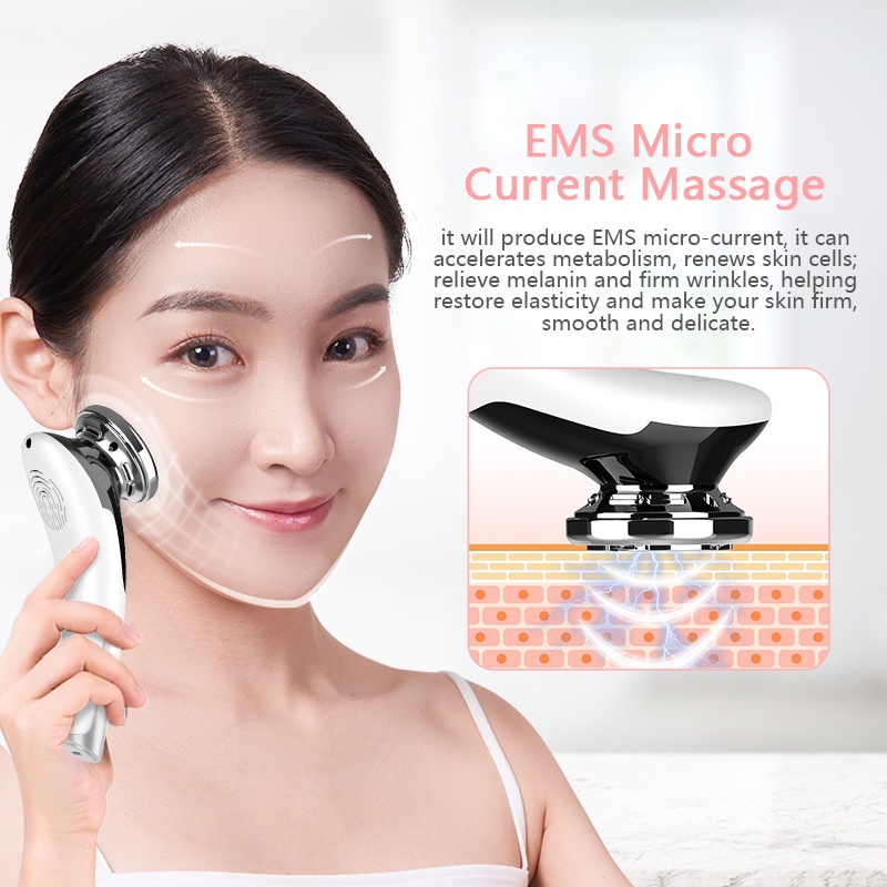 Máy massage mặt ANLAN EMS 5 trong 1 chăm sóc da siêu âm