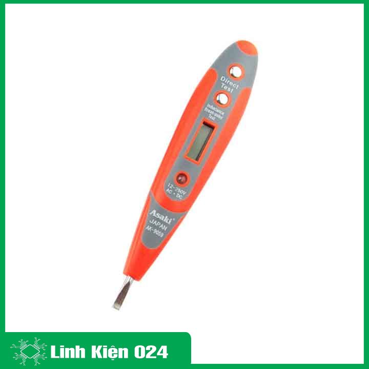 Bút thử điện Asaki AK-9059 hiển thị màn hình điện tử cao cấp