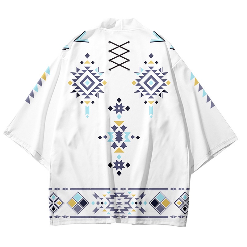 Áo Khoác Kimono Tay Lỡ In Hình Anime Final Fantasy 14 Haori FF14 Merchandise Aramigo