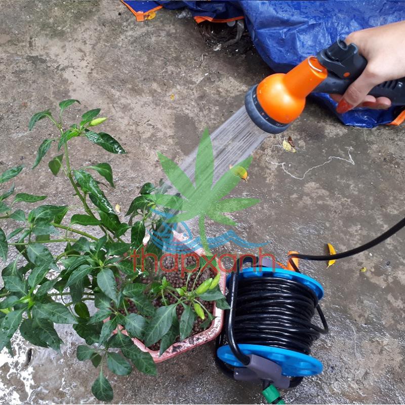 Combo Khung Lô AK-801 + 20m dây 811 + Vòi tưới 8 trong 1