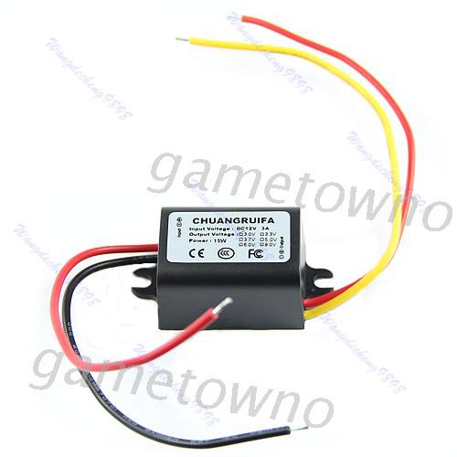 DC DC POWER Mô Đun Hạ Áp Chống Thấm Nước 12v Xuống 9v 3a 15w