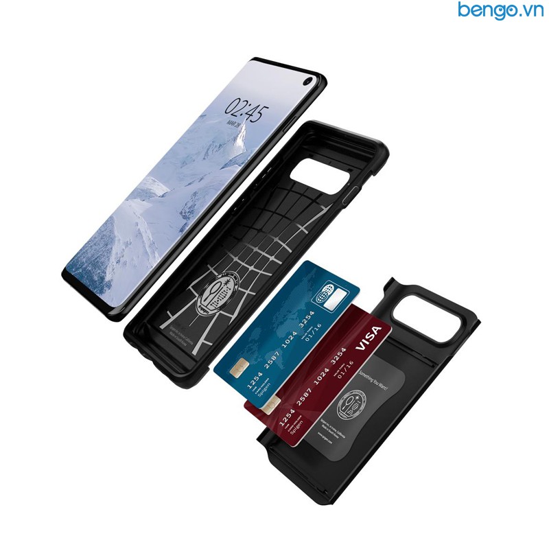 Ốp lưng Samsung Galaxy S10 SPIGEN Slim Armor CS